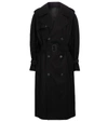Wardrobe.nyc Black Double-breasted Trench Coat In Negro