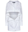 JACQUEMUS LA ROBE TERRAIO COTTON POPLIN MINIDRESS,P00537831