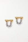 Rabanne Gold- And Silver-tone Earrings In Gold