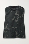 AARMY ALPHA CAMOUFLAGE-PRINT MESH TANK