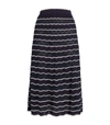 M MISSONI STRIPED MIDI SKIRT,16341353