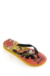 Havaianas Disney Stylish Flip Flop In Mustard