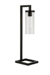 ADDISON AND LANE MALVA TABLE LAMP WITH SEEDED GLASS,810325031371