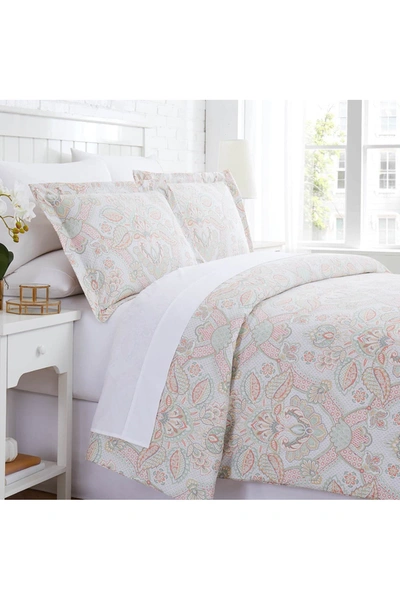 Southshore Fine Linens Enchantment Duvet Cover Set In Coral
