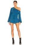 LOVERS & FRIENDS OFF SHOULDER ROMPER,LOVF-WR280