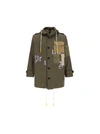 PALM ANGELS PARKA COAT,PMEC007R21FAB001 5661