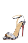 CHRISTIAN LOUBOUTIN LOUBI QUEEN ANKLE STRAP SANDAL,1211031