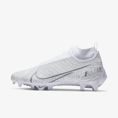 Nike Vapor Edge Pro Obj Men's Football Cleat (white) - Clearance Sale In White,metallic Silver,metallic Gold,white