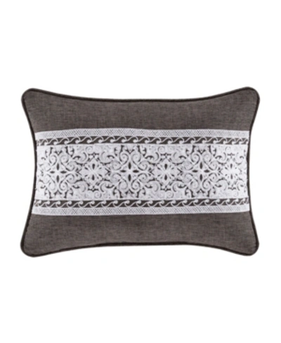 J Queen New York Flint Decorative Pillow, 15" X 21" In Multi