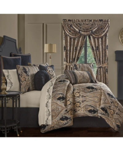 J Queen New York Lauretta Comforter Set Of 4 Piece, King Bedding In Multi