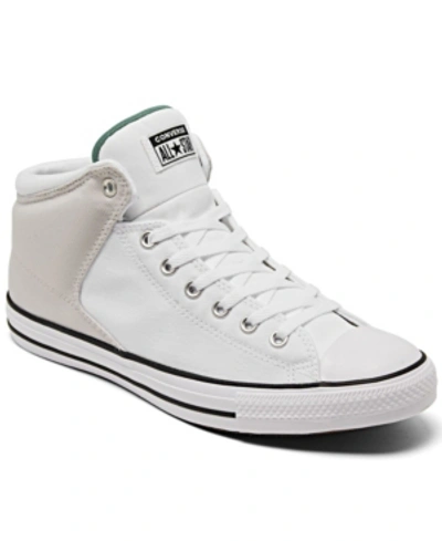Converse Men's Chuck Taylor All Star High Street Mid Casual Sneakers From Finish  Line In Pale Putty, White | ModeSens