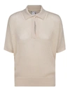 AGNONA POSITANO POLO SHIRT IN WHITE