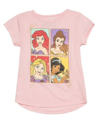 Disney Kids' Toddler Girls  Princess Short Sleeve Tee In Pink