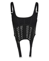 DION LEE CROCHET LACE CORSET TOP,060067257830