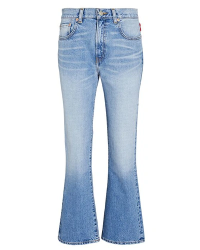 Denimist Tracer Mid-rise Flared Jeans In Mid Denim