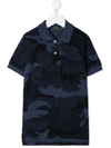 RALPH LAUREN TEEN CAMOUFLAGE PRINT POLO SHIRT