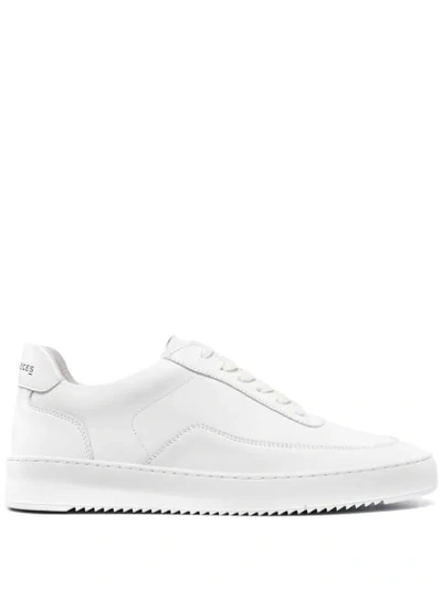 Filling Pieces Mondo 2.0 Ripple Low-top Leather Trainers In White