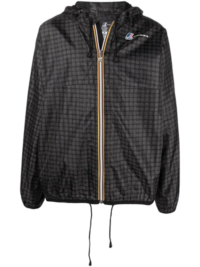 10 CORSO COMO HOODED LOGO-PRINT JACKET