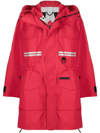 Canada Goose Angel Chen Hooded Parka In Red
