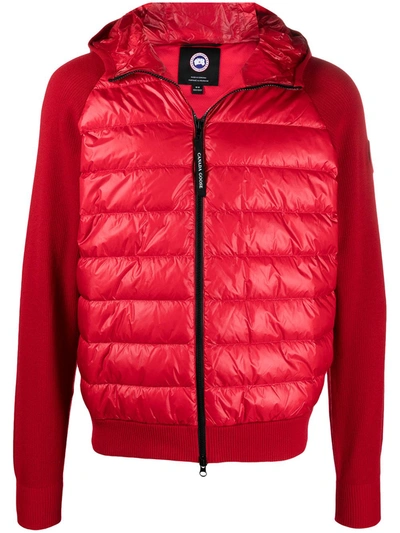 Canada Goose Hybridge Down Jacket In Red