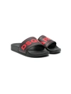 DSQUARED2 LOGO PRINT SLIDES