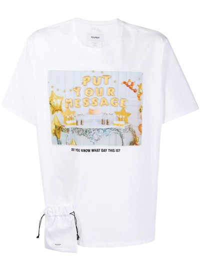 Doublet Slogan Print T-shirt In White