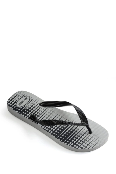 Havaianas Top Basic Flip Flop In Ice Grey