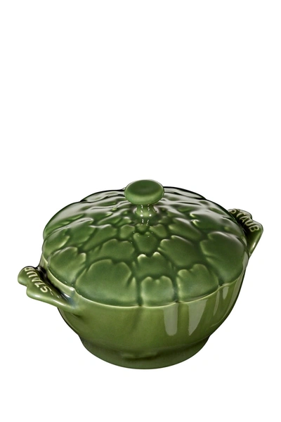 Staub Ceramic 16-oz Petite Artichoke Cocotte In Basil