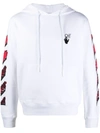 OFF-WHITE MARKER ARROWS COTTON HOODIE