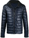 CANADA GOOSE HOODED QUILTED JACKET