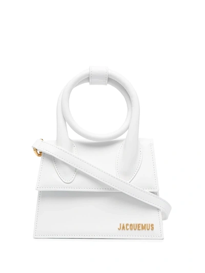 Jacquemus Le Chiquito Top-handle Bag In Weiss
