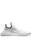 ADIDAS ORIGINALS HU NMD "CORE WHITE" SNEAKERS