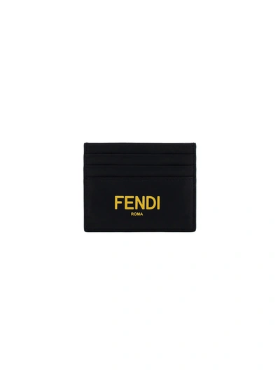 Fendi Card Holder In Black