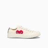 Comme Des Garçons Play Comme Des Garcons Play Off-white Converse Edition Half Heart Chuck Taylor All-star 70 Sneakers In Beige
