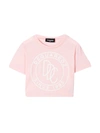 DSQUARED2 PINK T-SHIRT TEEN,DQ0100D00A8 DQ316T