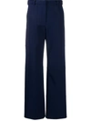 Nina Ricci Straight-leg Trousers In Blue