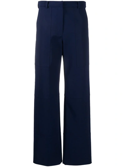 Nina Ricci Straight-leg Trousers In Blue