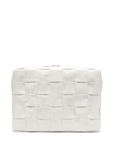 Bottega Veneta Intrecciato Clutch Bag In White