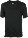 RICK OWENS LONG-LINE COTTON T-SHIRT