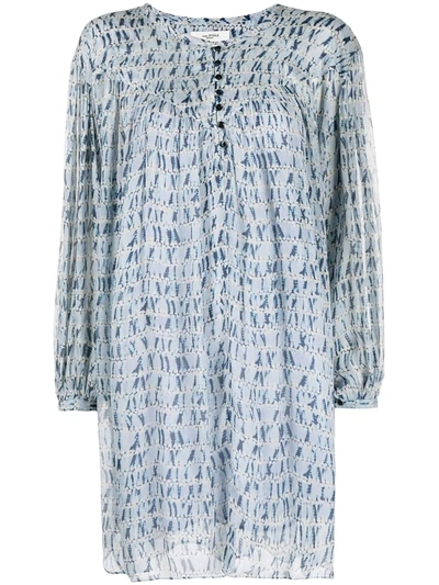 Isabel Marant Étoile Marant Étoile Woman Mini Dress Sky Blue Size 6 Viscose