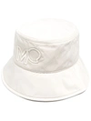 MONCLER LOGO EMBROIDERED BUCKET HAT