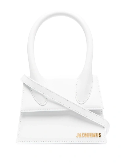 Jacquemus Le Chiquito Moyen Top Handle Mag In White