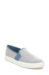 Vince Women's Blair Linen Slip-on Sneakers In Seascape