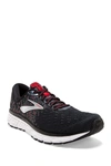 Brooks Glycerin 17 Running Sneaker In 021 Black/ebony/red