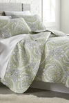 Southshore Fine Linens King/california King Luxury 3-piece Quilt Cover Set In Melody Green