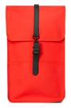 Rains Waterproof Backpack In Red