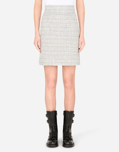 Dolce & Gabbana Short Tweed Skirt
