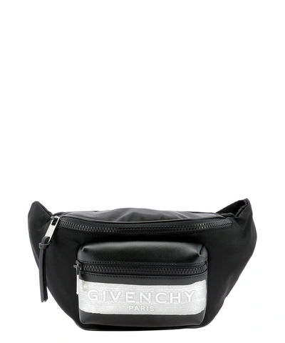 Givenchy Latex Band Belt Bag In Black  