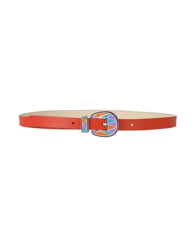 8 By Yoox Belts In Red
