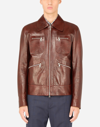 DOLCE & GABBANA LEATHER JACKET